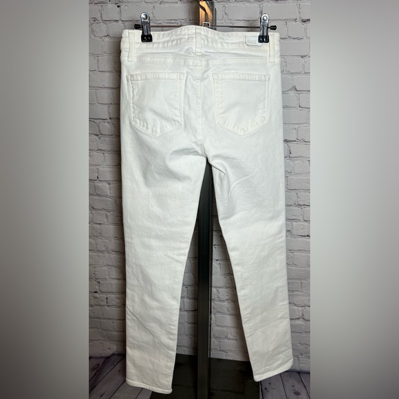 NWOT! PAIGE Skyline Ankle Peg Jeans in Optic White Size 27 Midrise. Skinny. - Picture 5 of 16